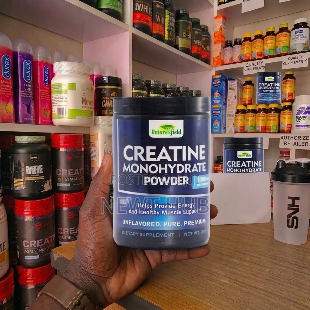 303g Tub of Nature's Field Creatine Monohydrate Powder