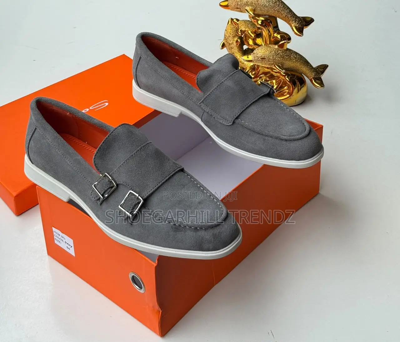 Classy Men Double Strap Loafer Shoes in 2 Colours