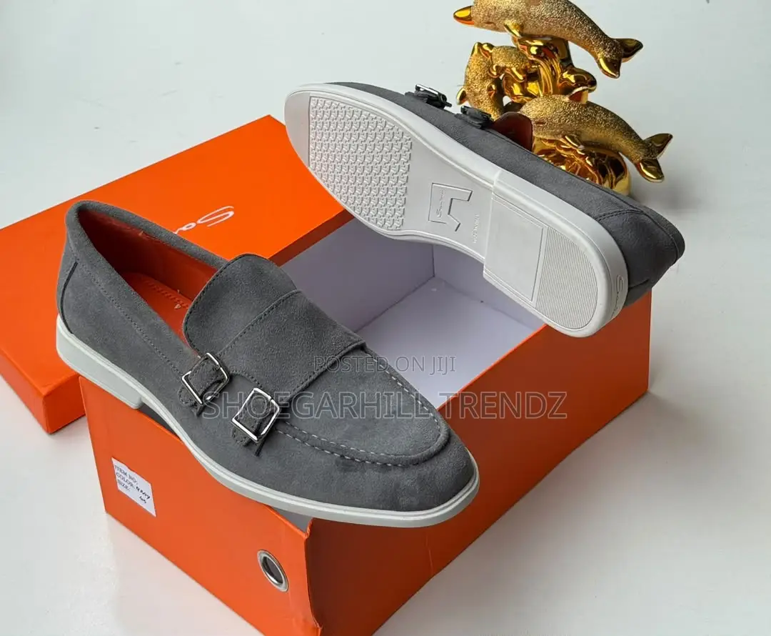 Classy Men Double Strap Loafer Shoes in 2 Colours