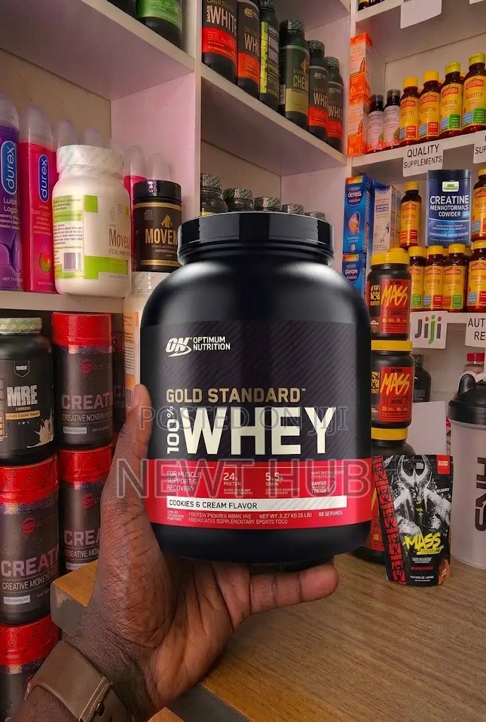 5 Lb (2.27 Kg) Tub of Optimum Nutrition Gold Standard 100% Whey