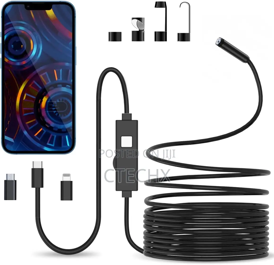 AOPICK Endoscope Camera With Light, 1080P HD, IP67 Waterproof