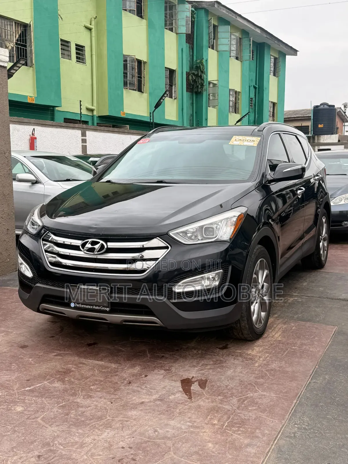 Hyundai Santa Fe Limited 4dr SUV AWD (3.3L 6cyl 6A) 2015 Black