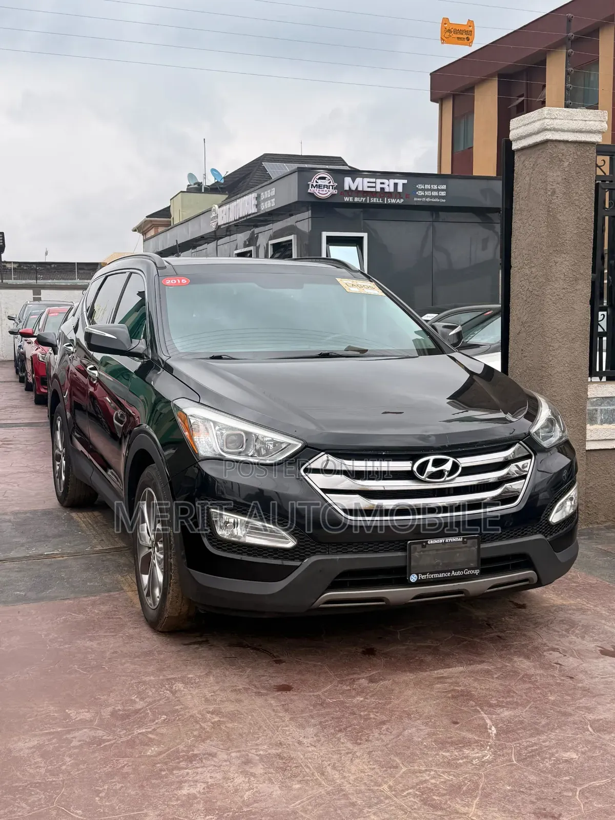 Hyundai Santa Fe Limited 4dr SUV AWD (3.3L 6cyl 6A) 2015 Black