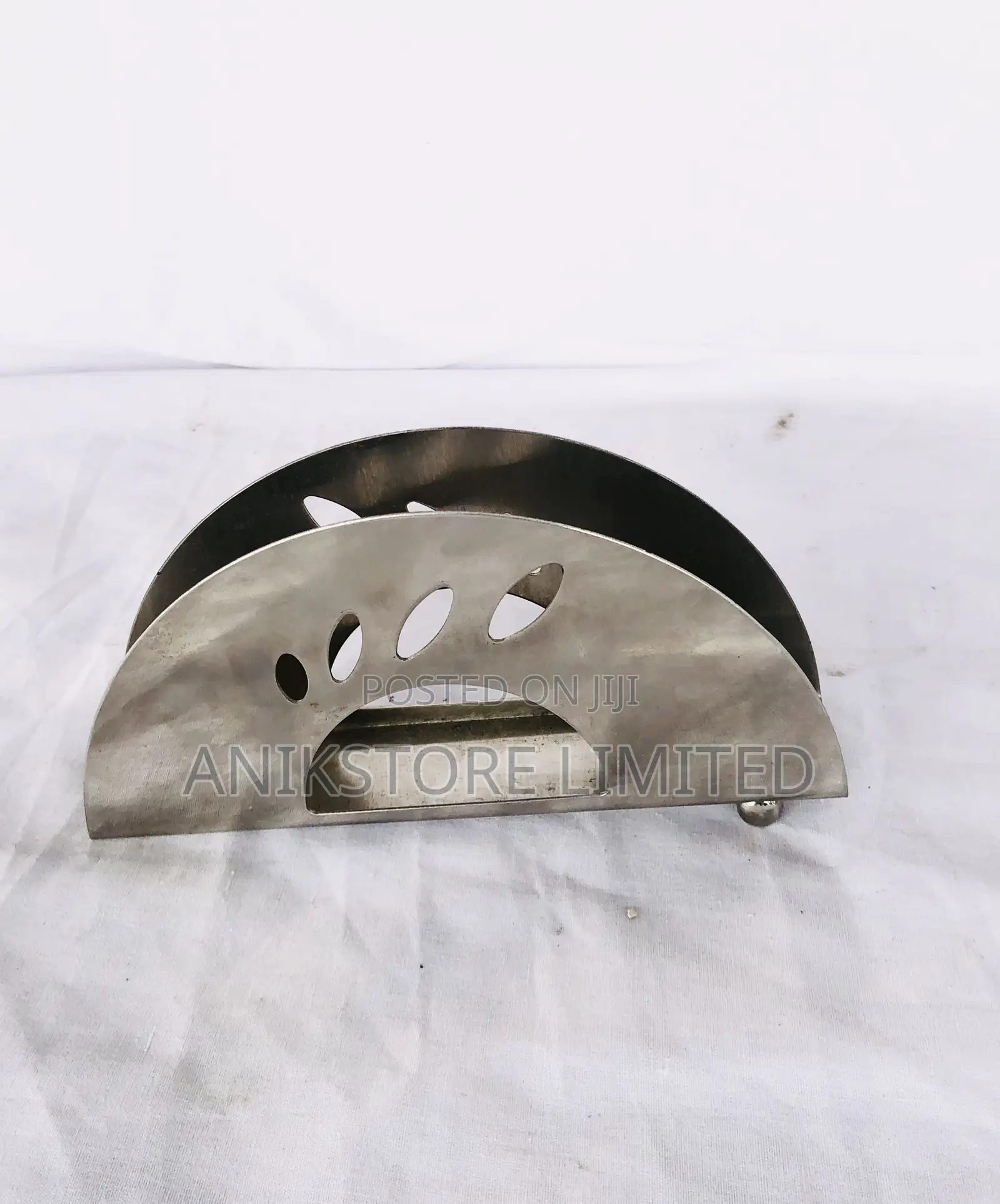Stainless Serviette Holder (Curve)