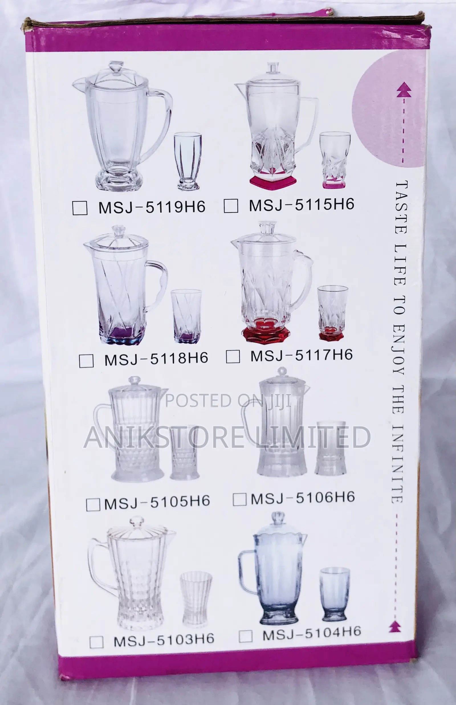 Acrylic Water Jug