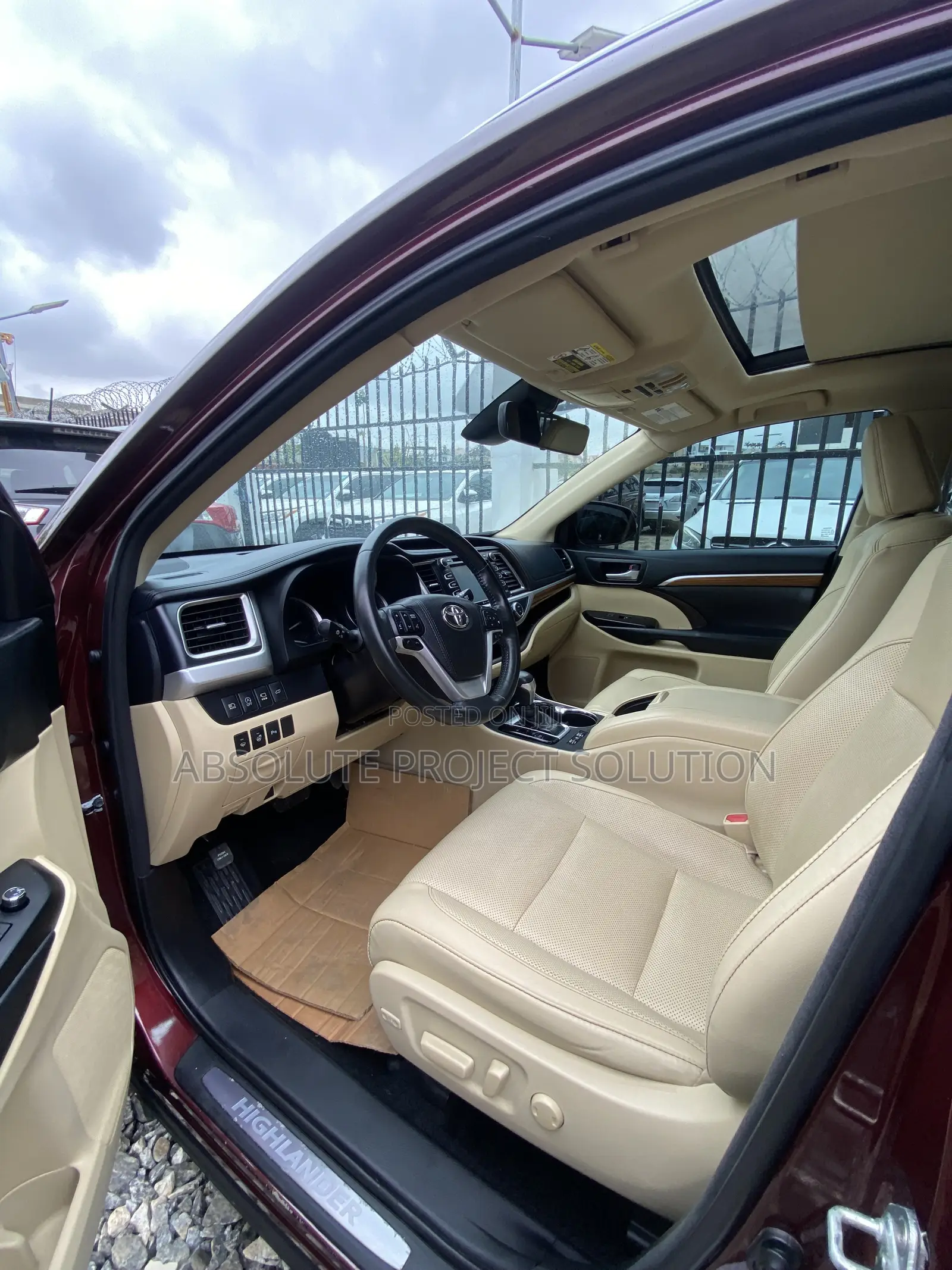 Toyota Highlander Limited 4x4 V6 (3.5L 6cyl 8A) 2018 Burgundy