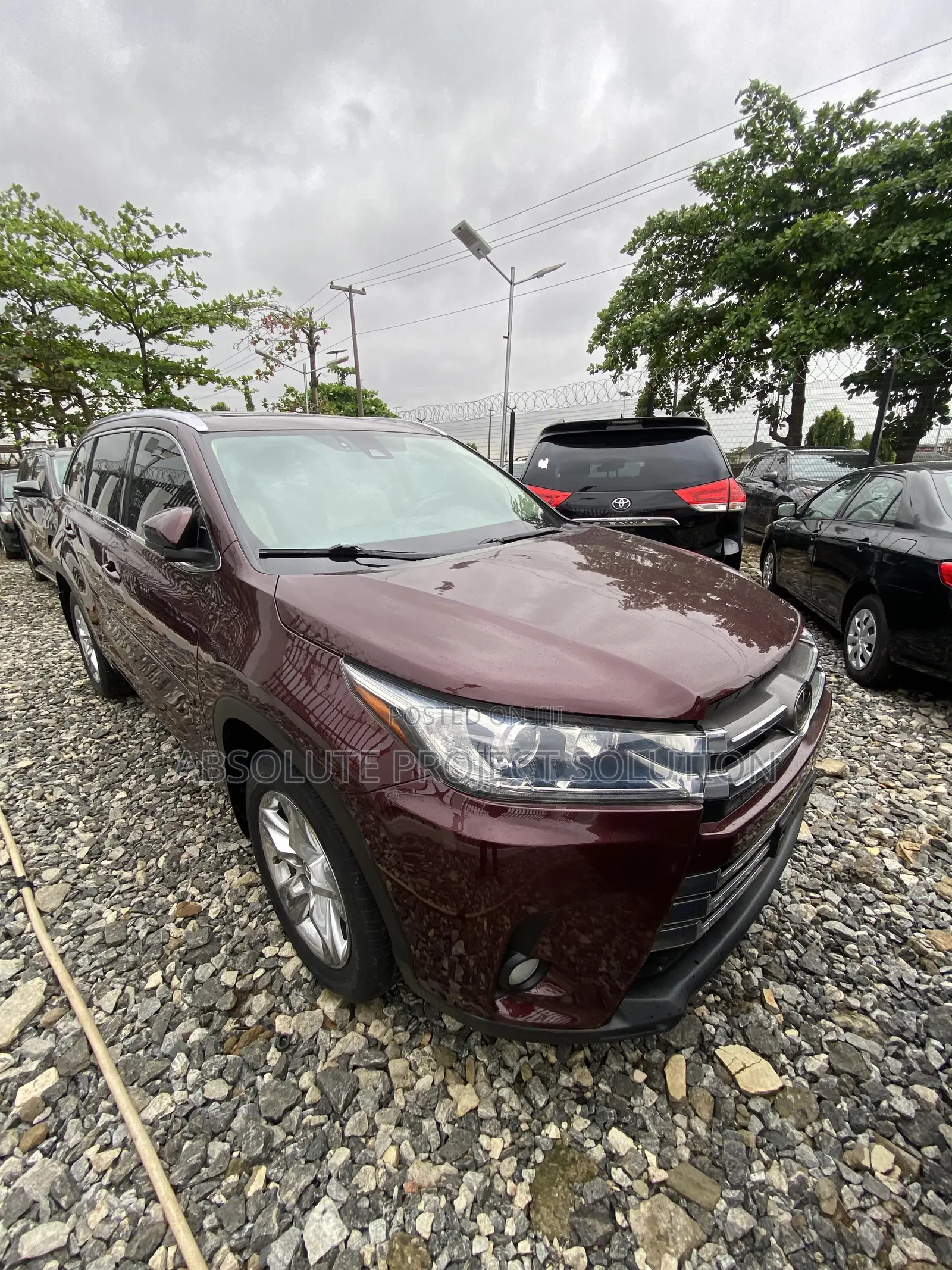 Toyota Highlander Limited 4x4 V6 (3.5L 6cyl 8A) 2018 Burgundy