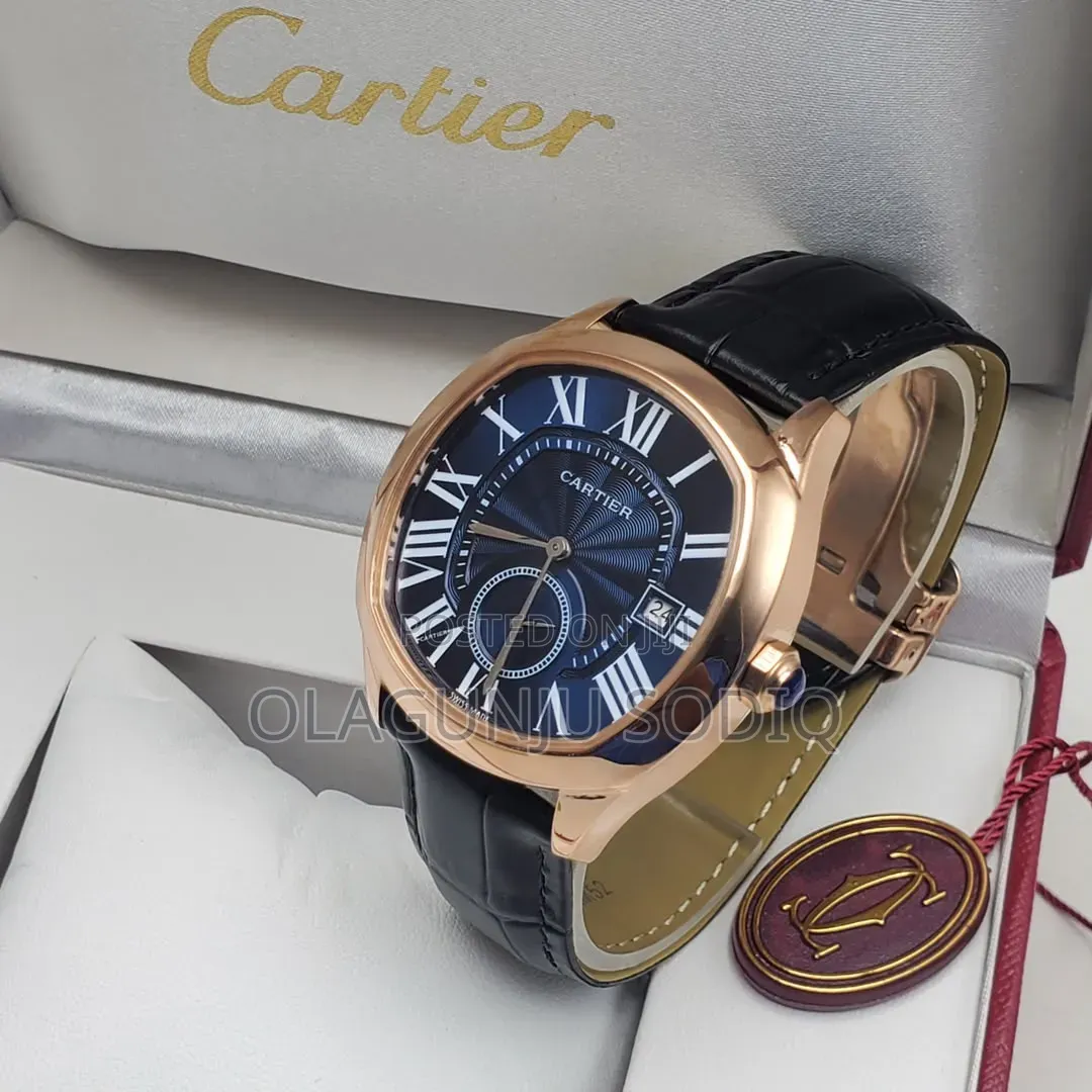 Luxury Cartier Leather X5 Wrist Watch