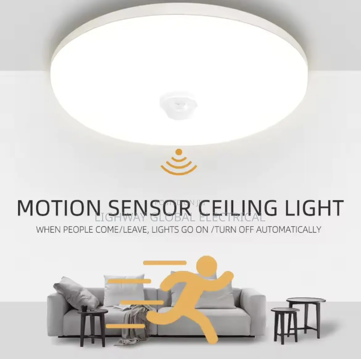 Motion Sensor Ceiling Light