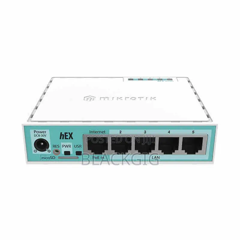 Gigabit VPN Router Wired Home Office RB750Gr3 5-Port Enterprise