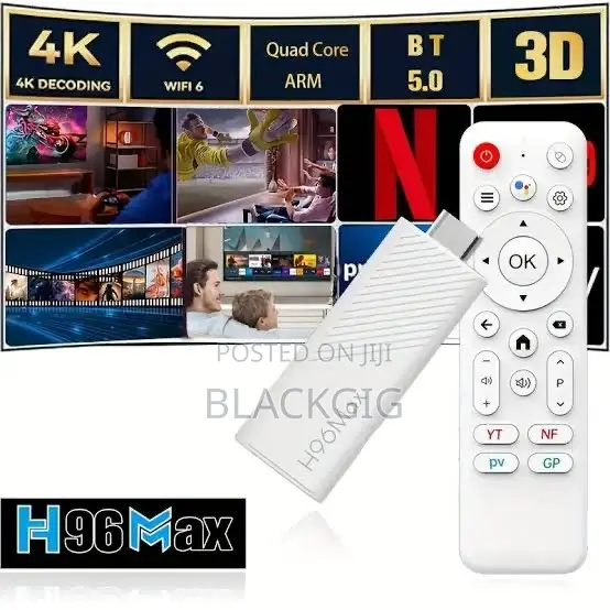 Android TV Stick H96Max 2gb/16gb Smart TV Box Netflix 2.4 Wifi HDR