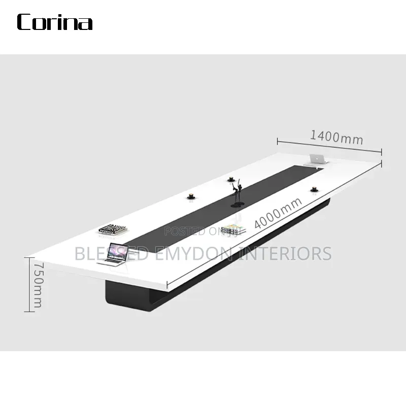 20 Sittings Conference Table Artificial Stone Meeting Tables