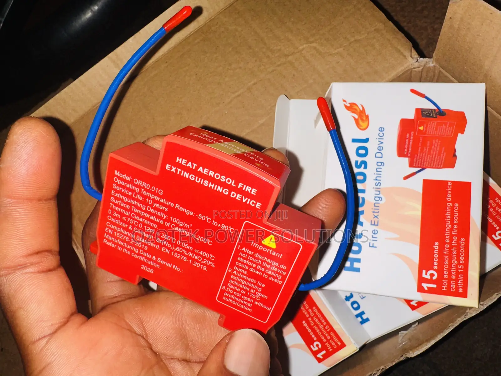 Solar Fire Extinguisher Breaker