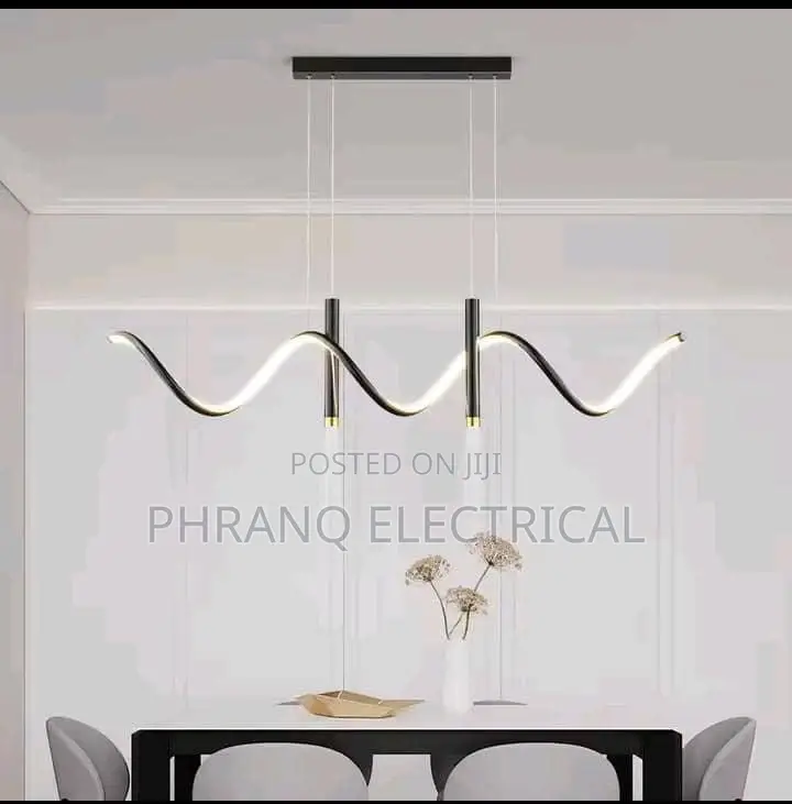 Pendant Light Nordic LED Long Ceiling Lamp Dining Chandelier