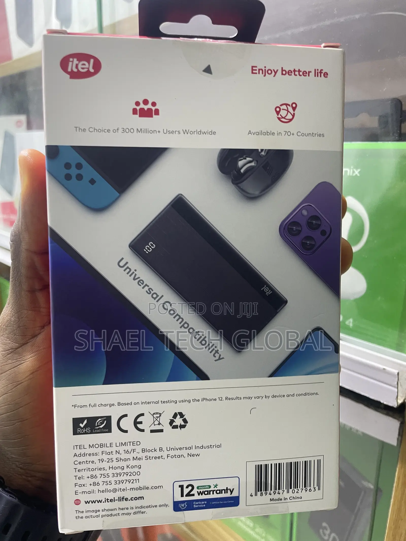 ITEL 20,000mah Powerbank A1160