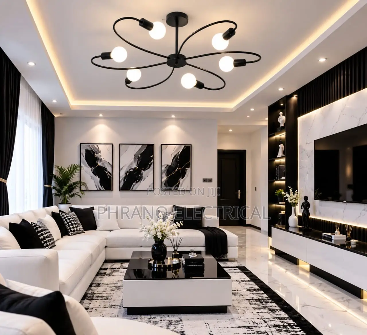 Nordic LED Iron Pendant Light
