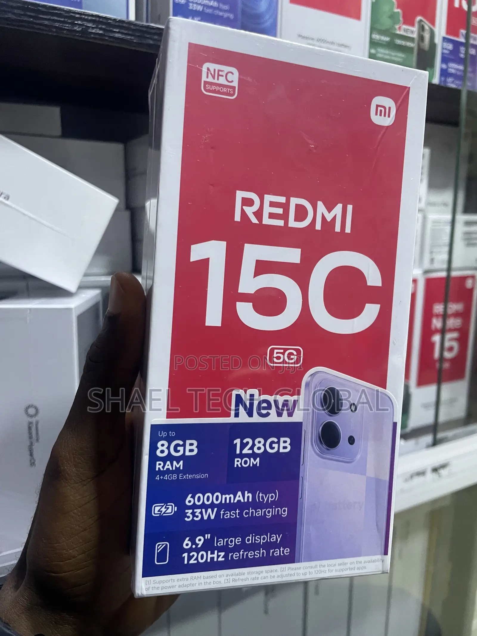 New Xiaomi Redmi 15C 128 GB Purple