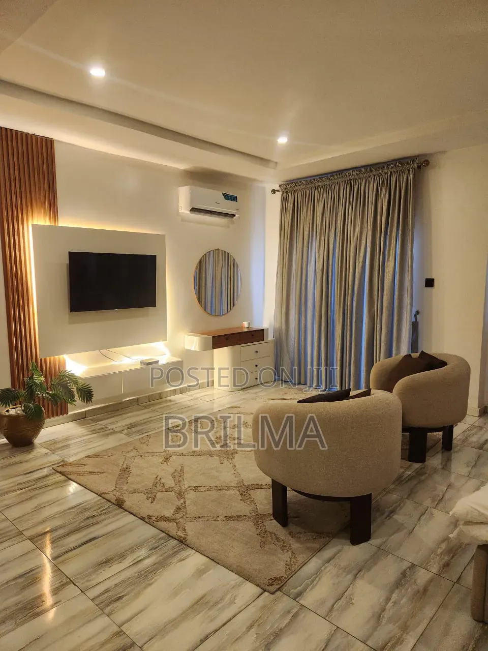 Furnished 3bdrm Apartment in Apo Resettlement for rent