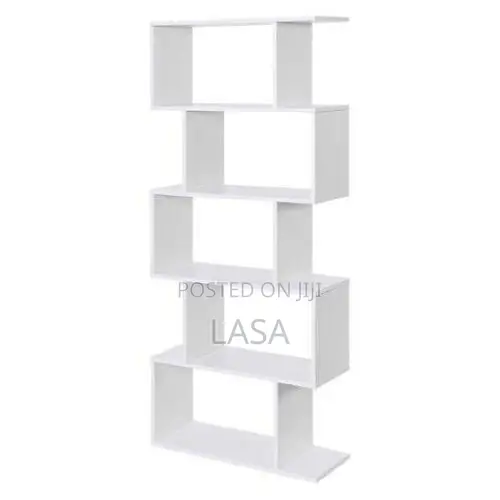 LAZAVA 5-Tier Display Shelf Freestanding Bookcase Room Divider