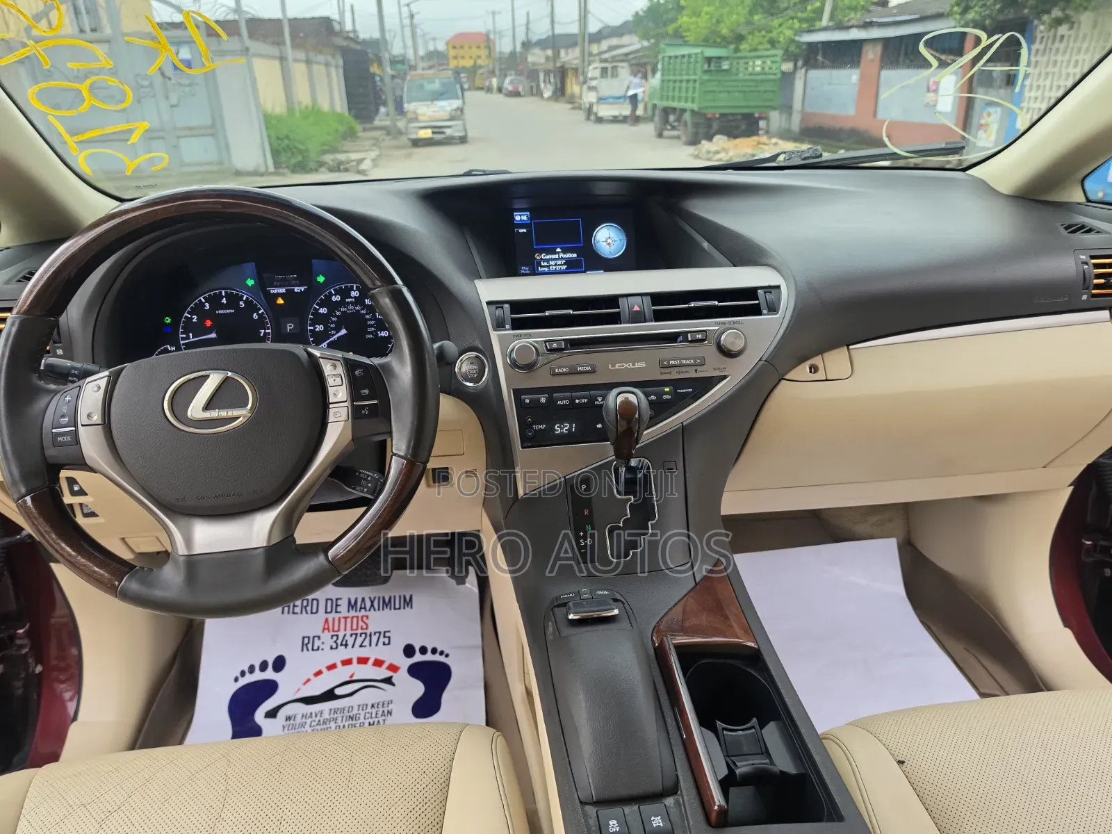 Lexus RX 350 AWD 2015 Burgundy