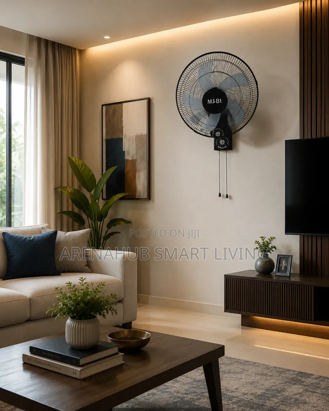 17 Inch Low Noise Mute Shaking Head Wall-Mounted Electric Fan
