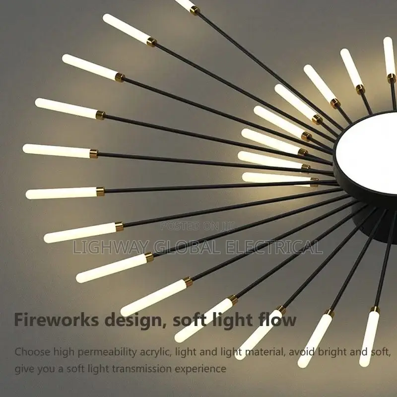 New Modern Afralia Acrylic Sunflower Ceiling Flosh Light