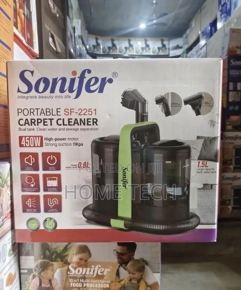 Sonifer Portable Wet Dry Carpet Cleaner Vacuum With Powerful Suction