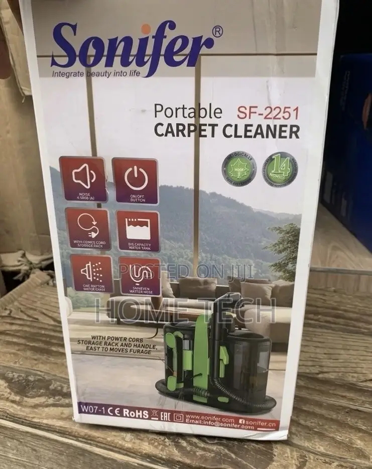 Sonifer Portable Wet Dry Carpet Cleaner Vacuum With Powerful Suction