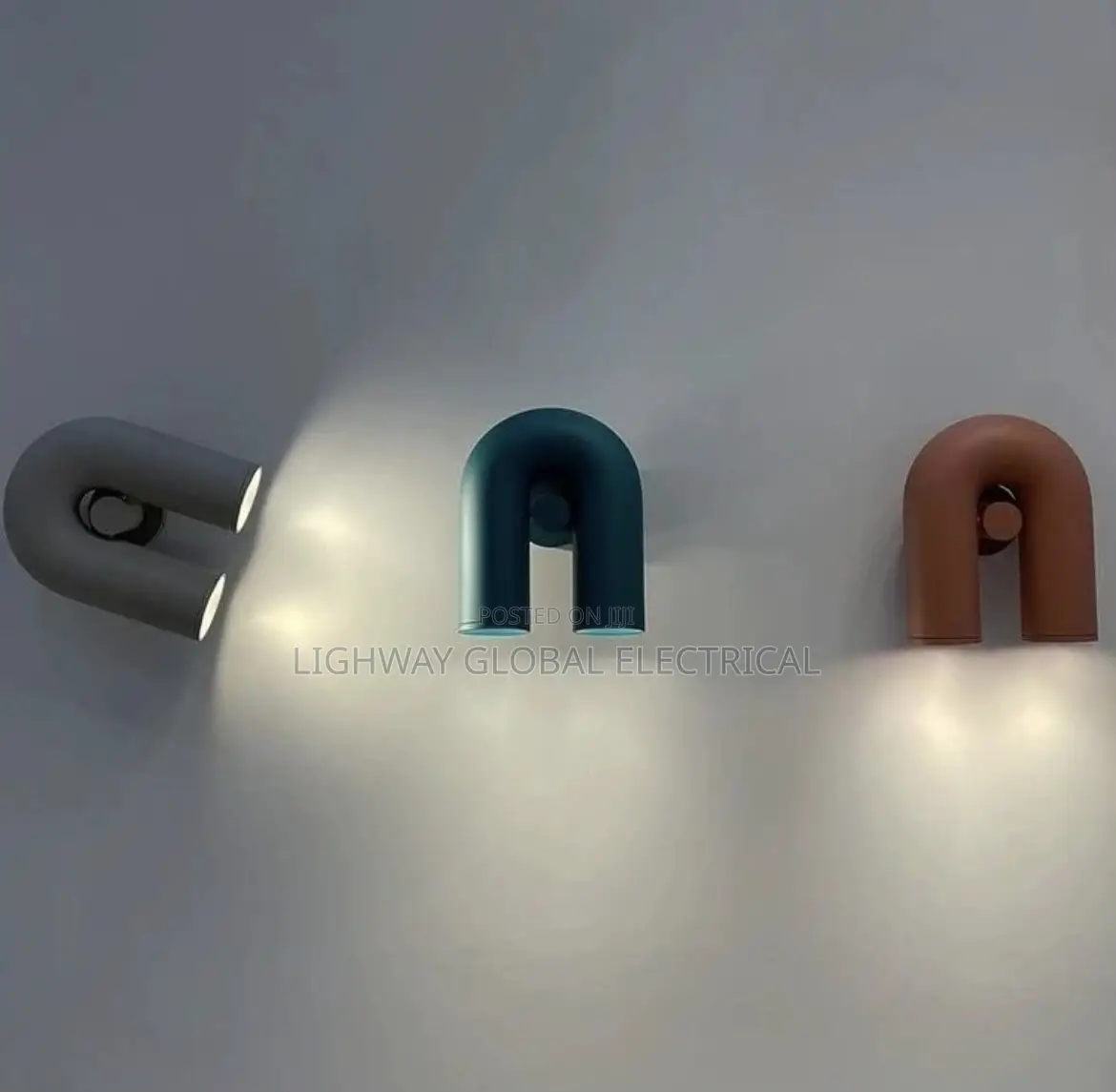 Arandela “U” Shaped Led Moma Wall Decor Light
