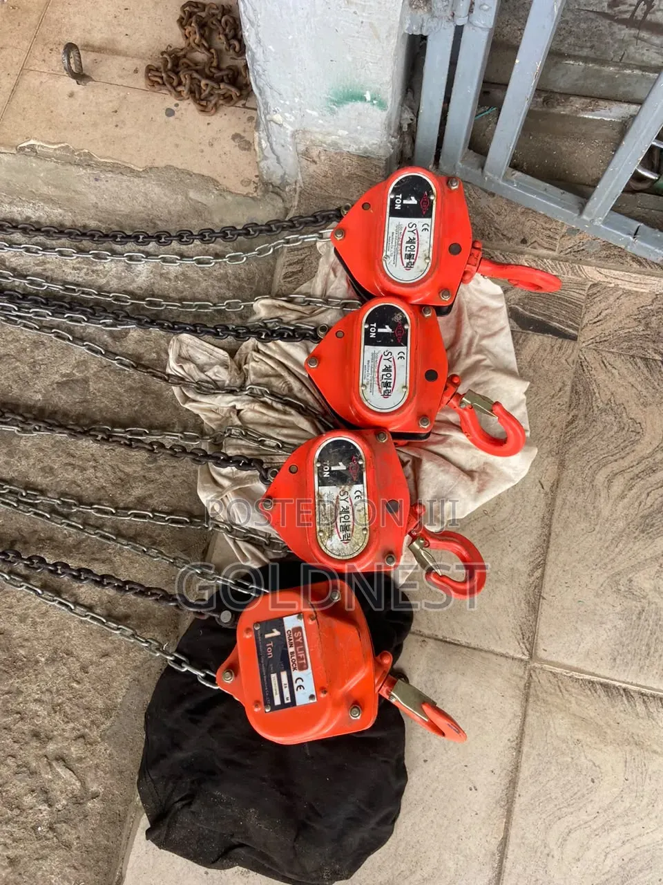 Heavy Duty 1 Ton Manual Chain Block / Chain Hoist