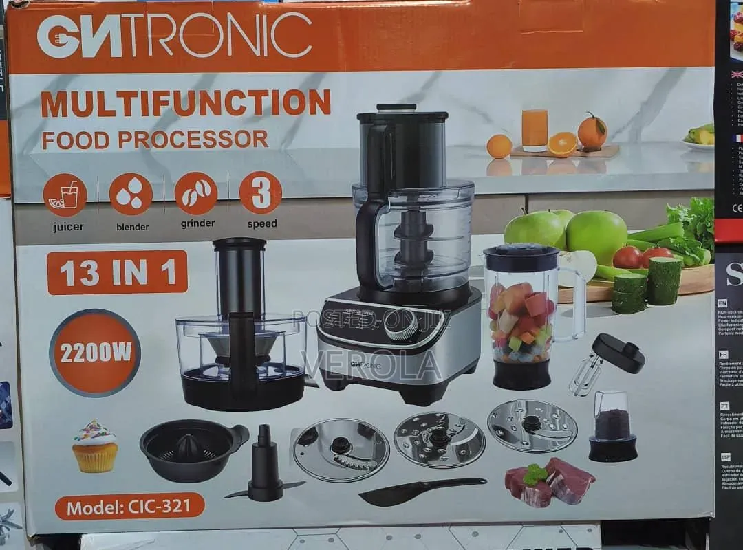 Brand New Gutronic 13-in-1 Multifunction Food Processor Blender