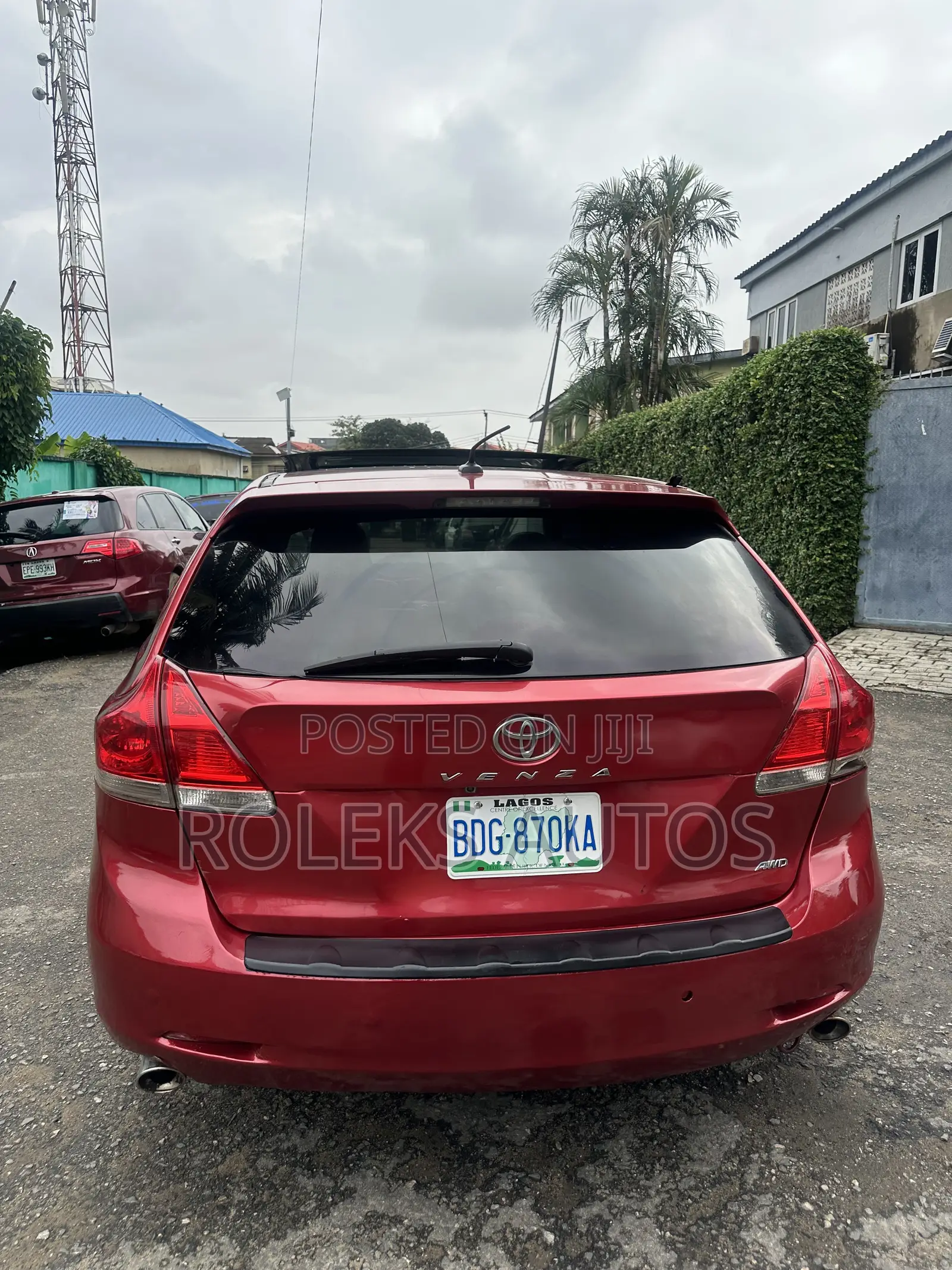 Toyota Venza Limited 2011 Red