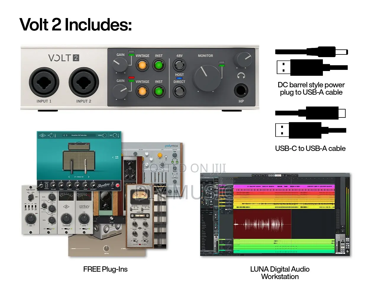 Universal Audio Volt 2 USB Audio Interface - Brand New