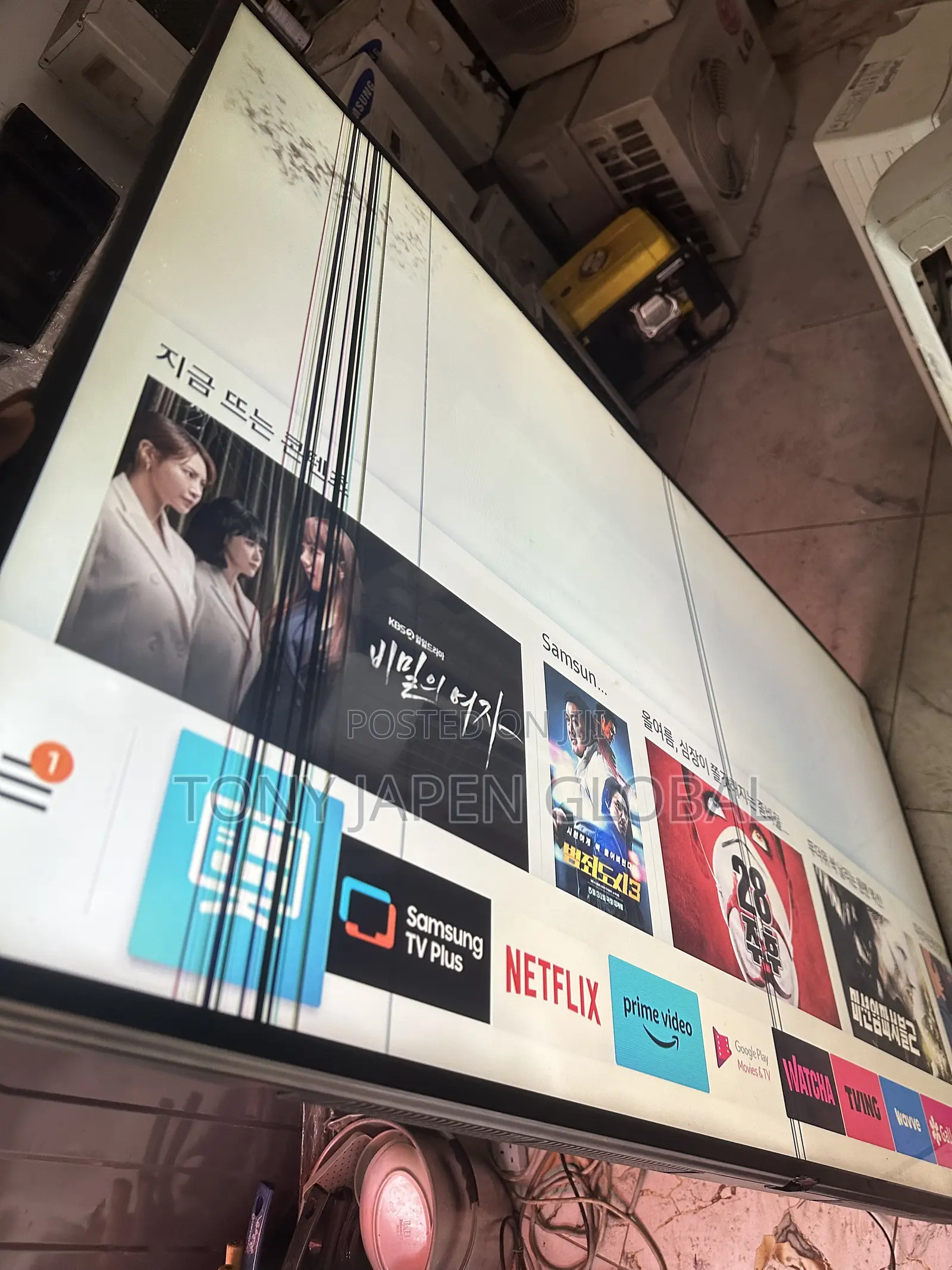 Foreign Uk Used 65inch Television With Screen Line
