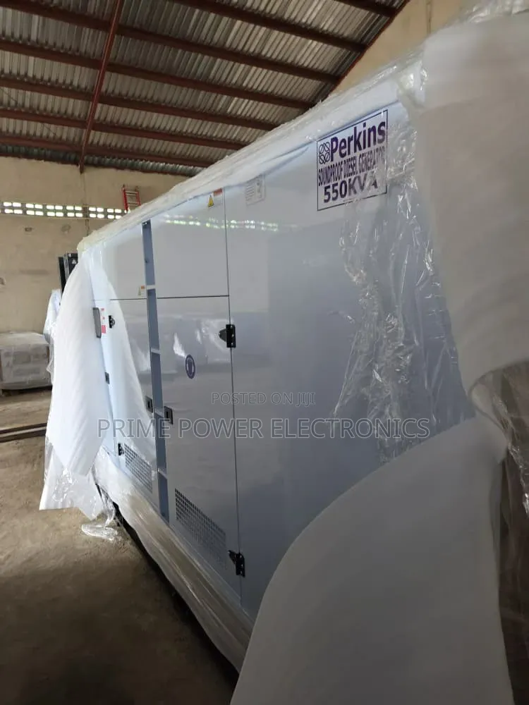 550kVA Perkins Generator – 100% Copper Coil Soundproof Design