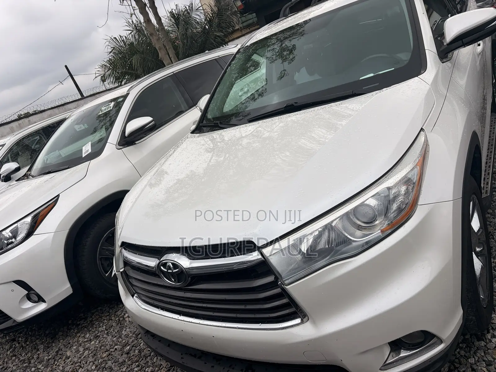 Toyota Highlander Limited 4dr SUV AWD (3.5L 6cyl 6A) 2015 White