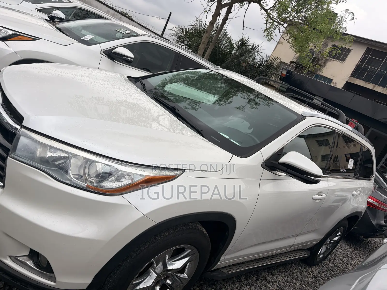 Toyota Highlander Limited 4dr SUV AWD (3.5L 6cyl 6A) 2015 White