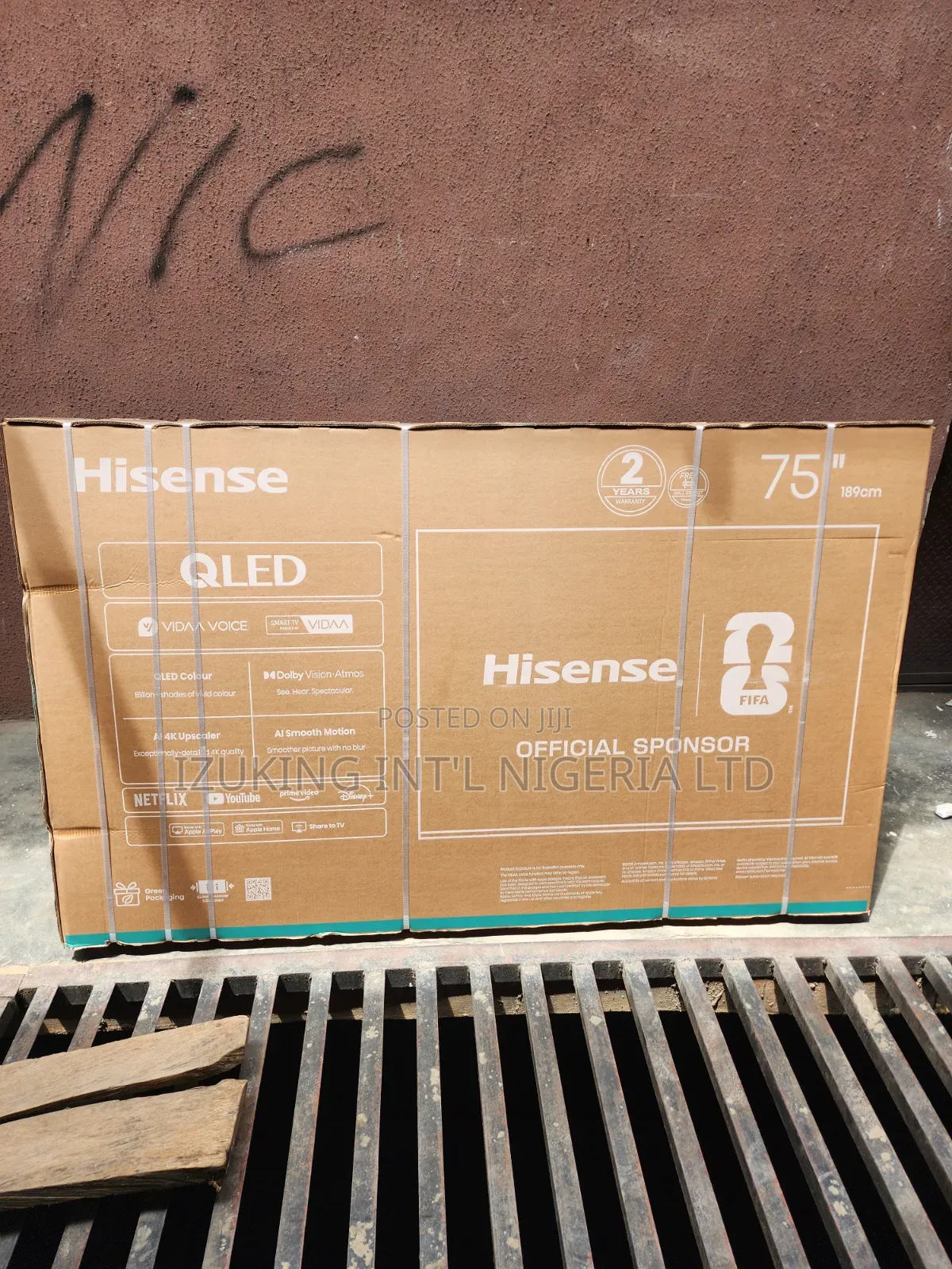 Hisense 75'' QLED UHD Smart TV - Voice Control - Frameless