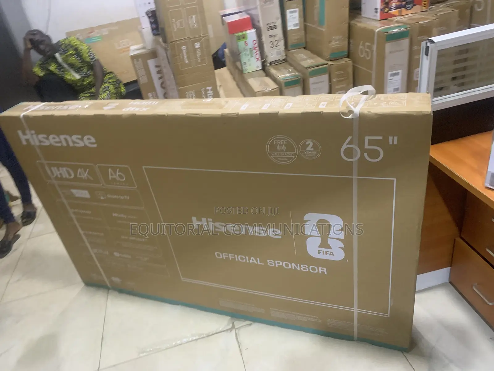 Hisense 65" Smart UHD TV 65A6Q – Immersive Entertainment