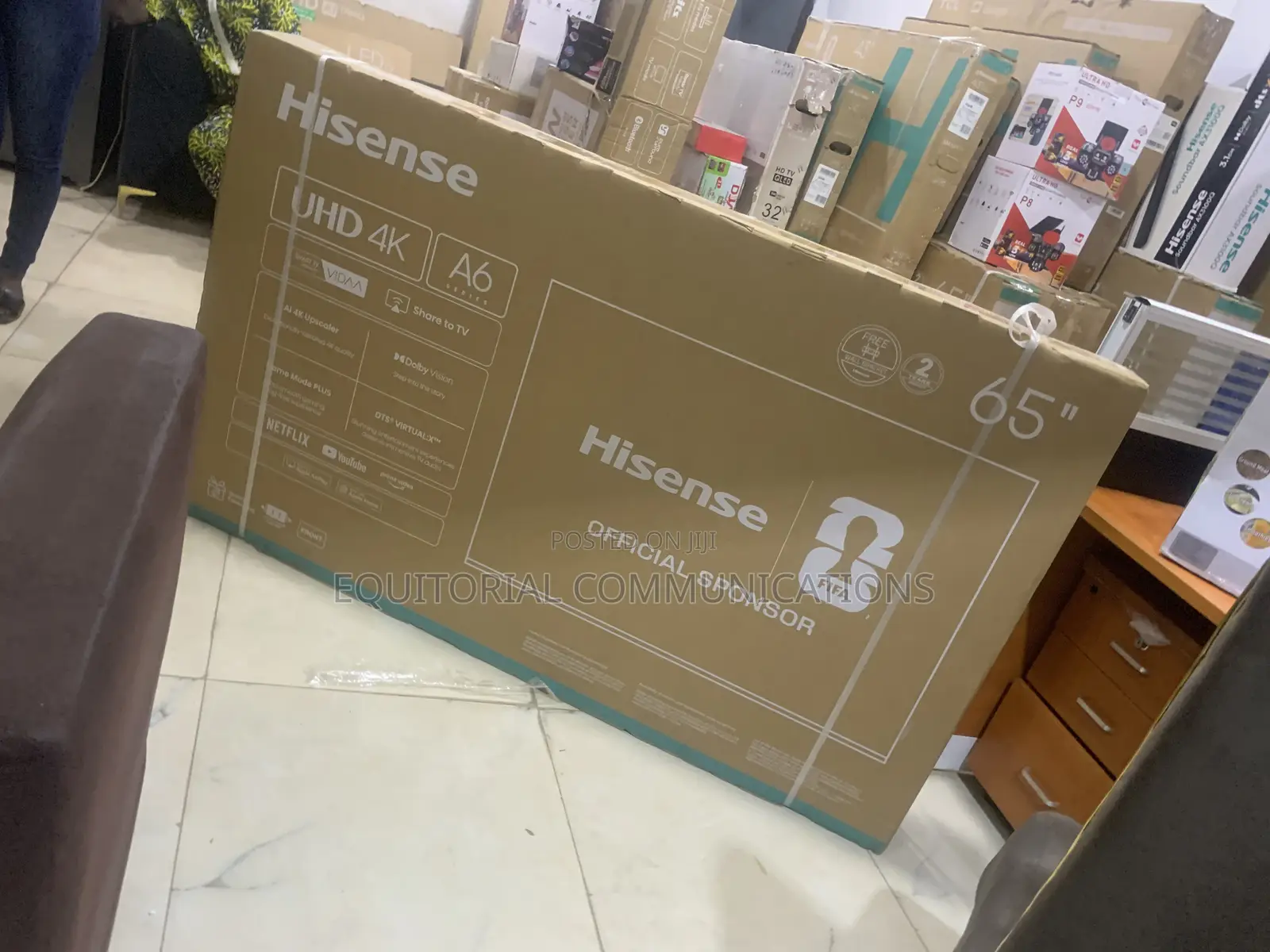 Hisense 65A6Q Smart TV – 65" Cinema-Size Entertainment at Home
