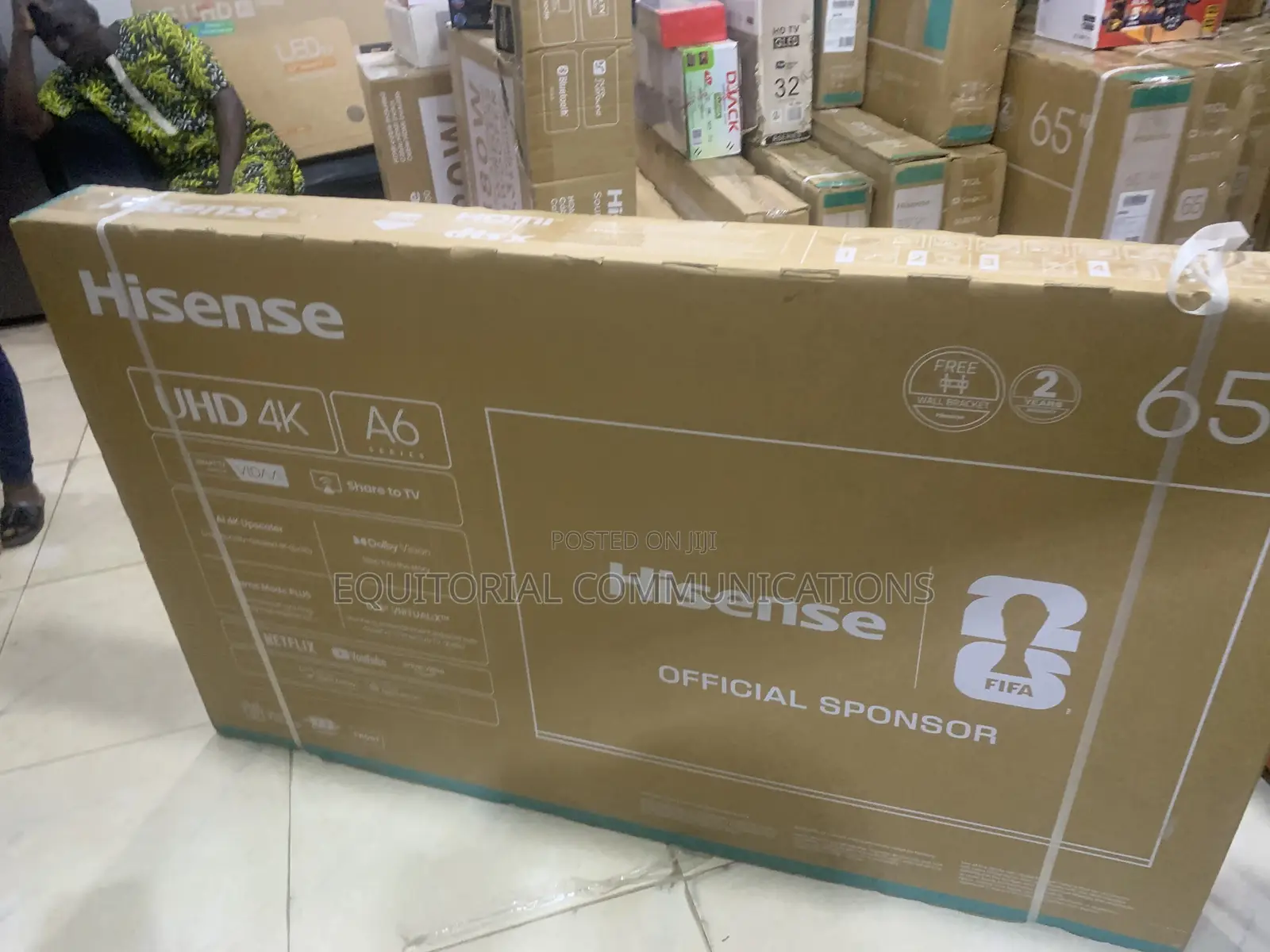 Hisense 65" Smart UHD TV 65A6Q – Sharp Details, Bigger Experience
