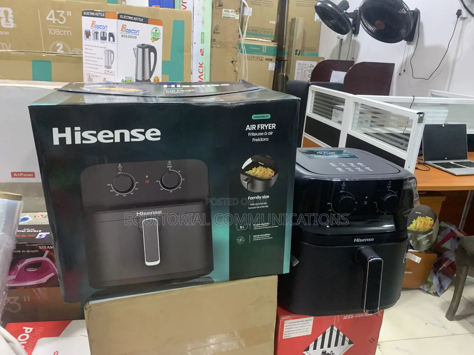 Hisense 8L Air Fryer – Crispy Meals With Less Oil