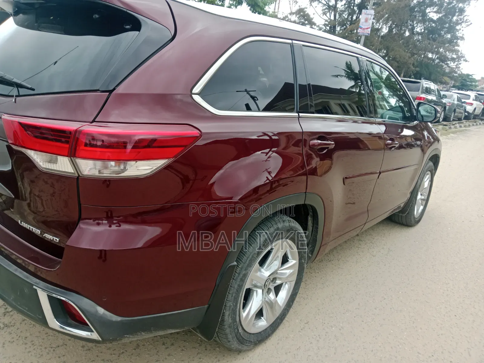 Toyota Highlander Limited 2019 Red