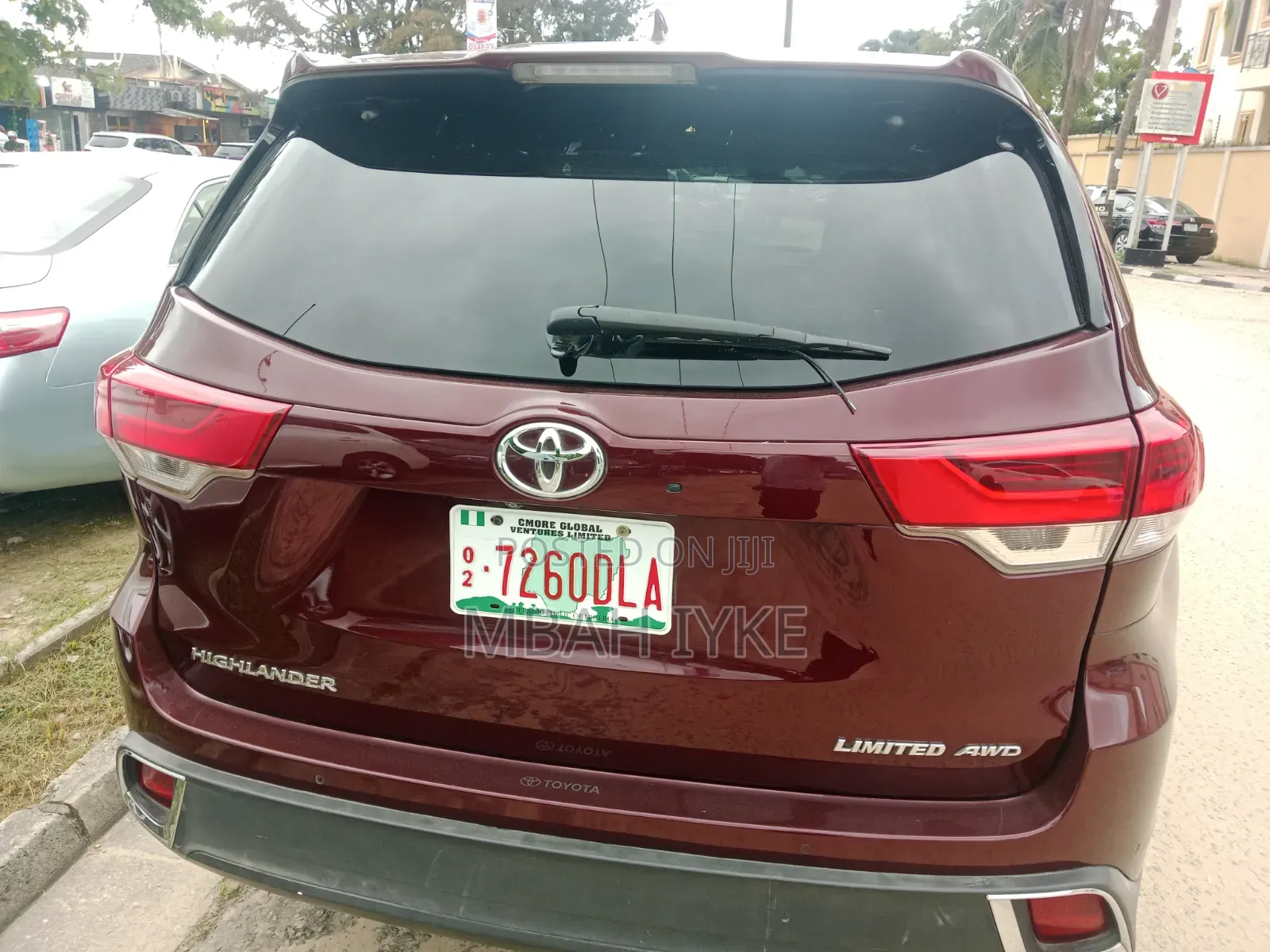 Toyota Highlander Limited 2019 Red