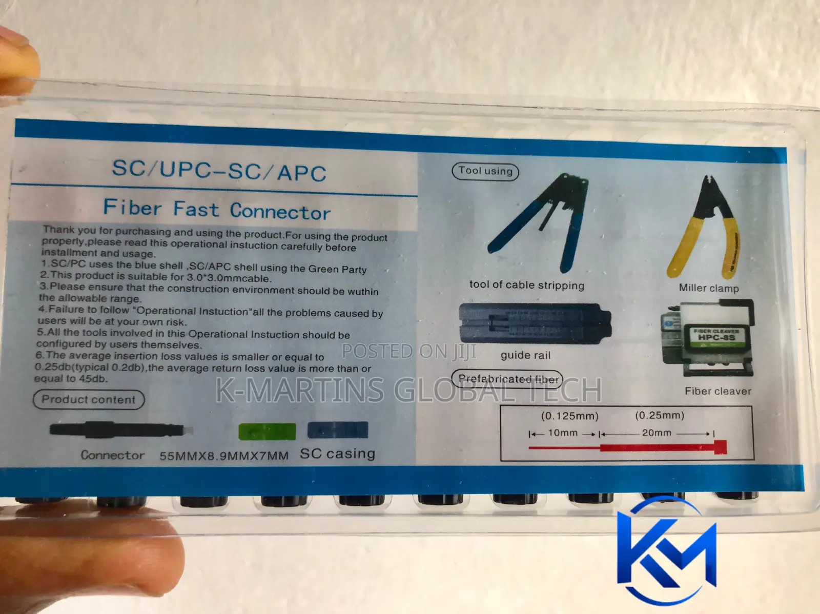 APC Fibre Connector SC LC Single Mode Fiber Optic Connector
