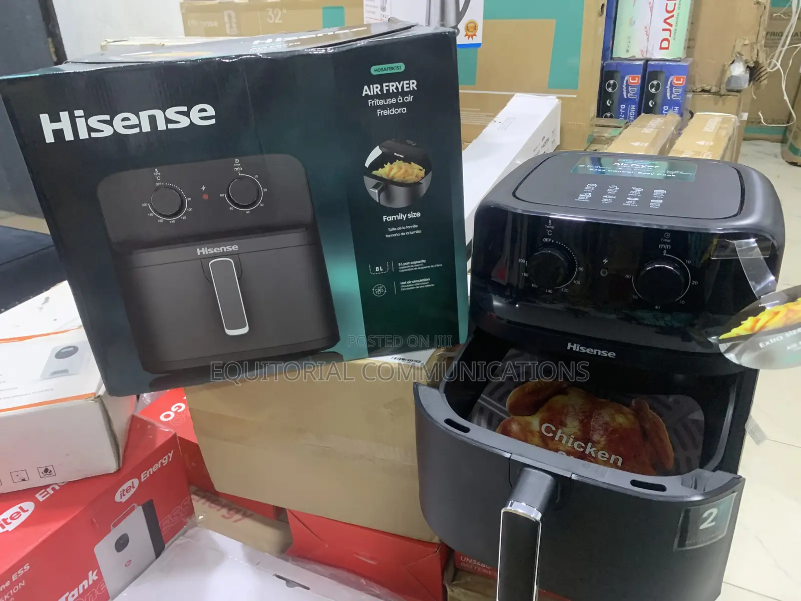 Hisense 8L Oil-Free Cooking Fryer - HO8AFBK1S1