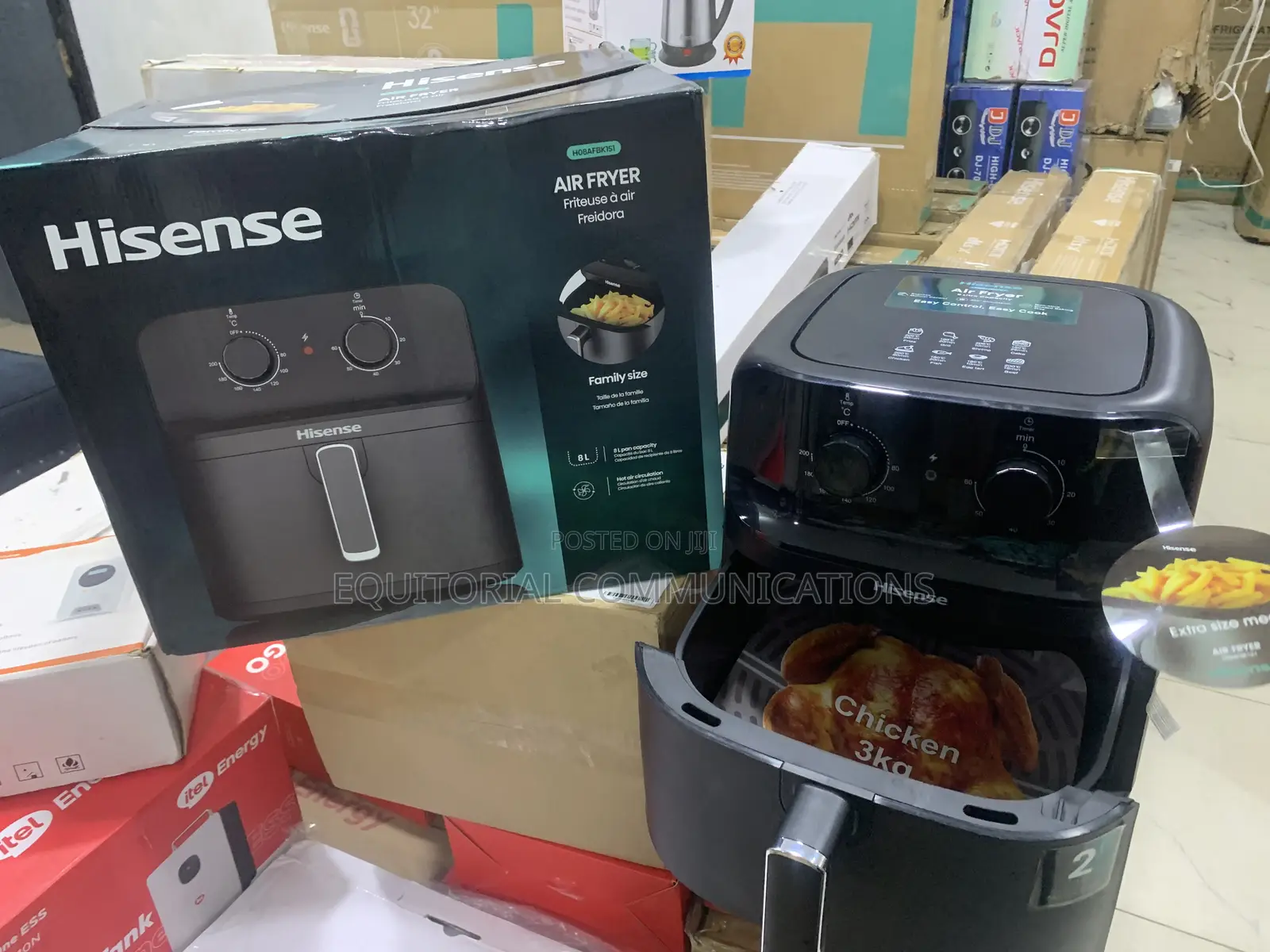 Hisense 8L Daily Cooking Air Fryer - HO8AFBK1S1
