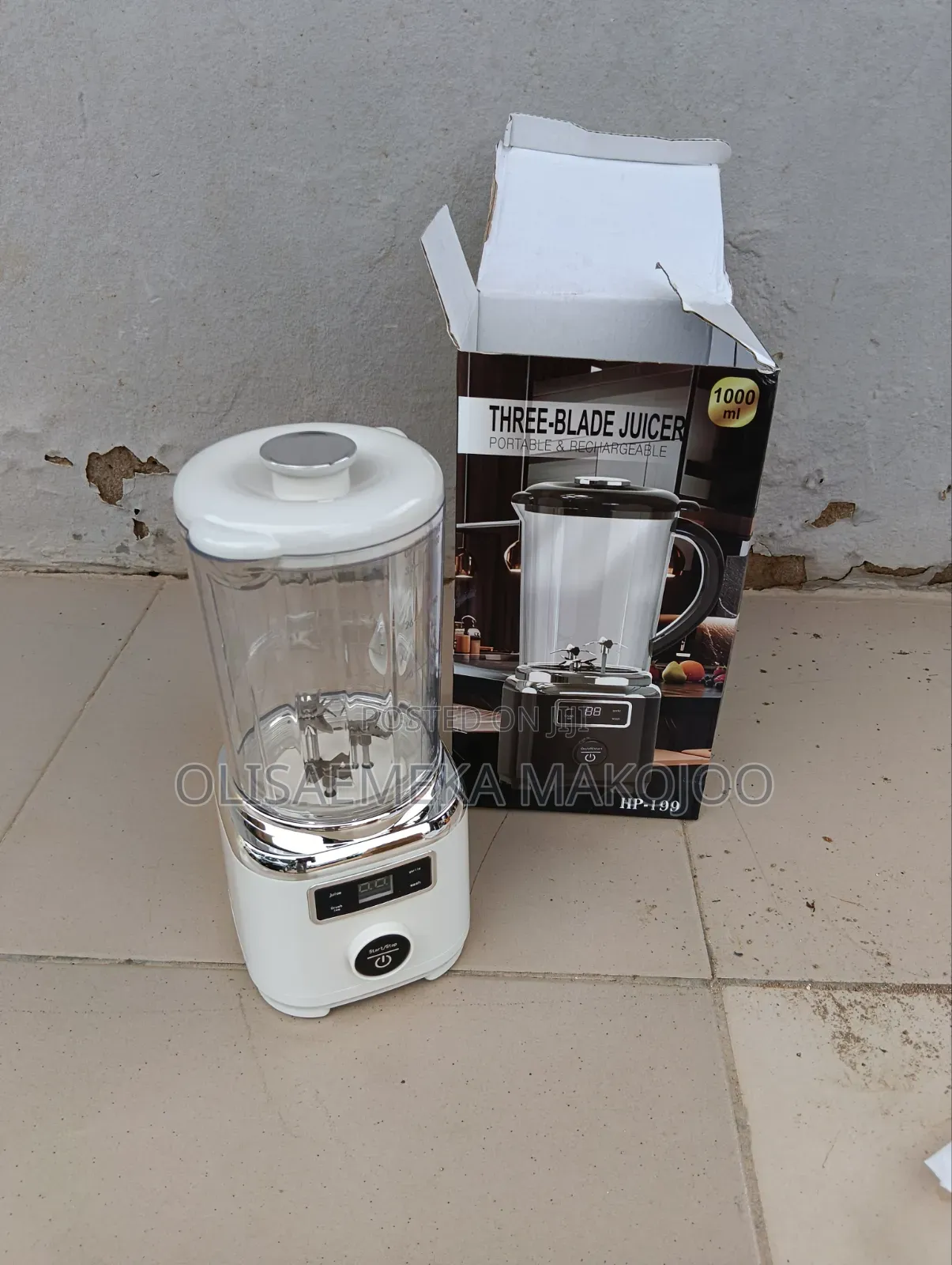 1000ml Rechargeable Fruit Blender