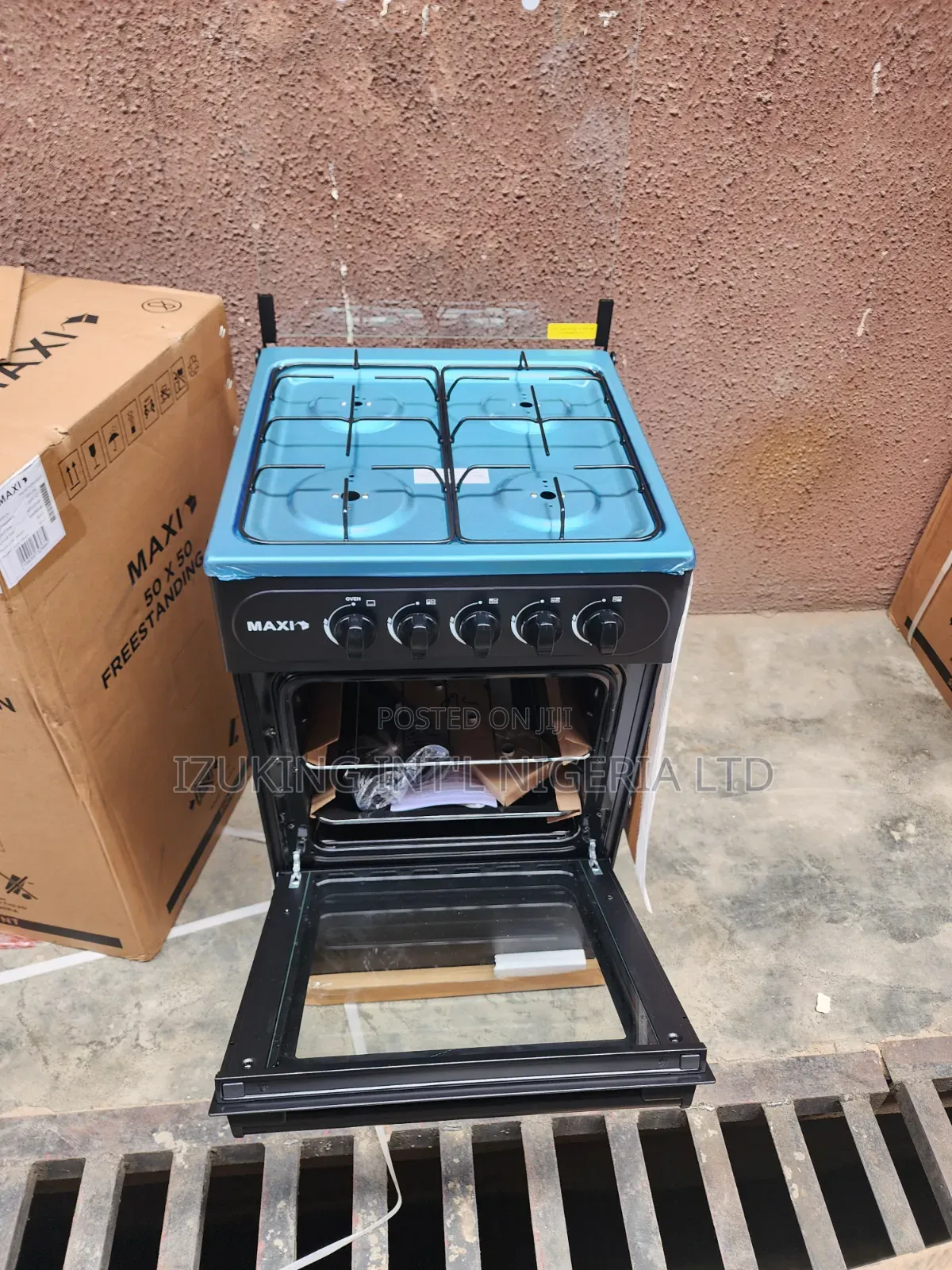 Maxi 4 Burner 50 X 50 Gas Cooker (4 + 0) With Oven