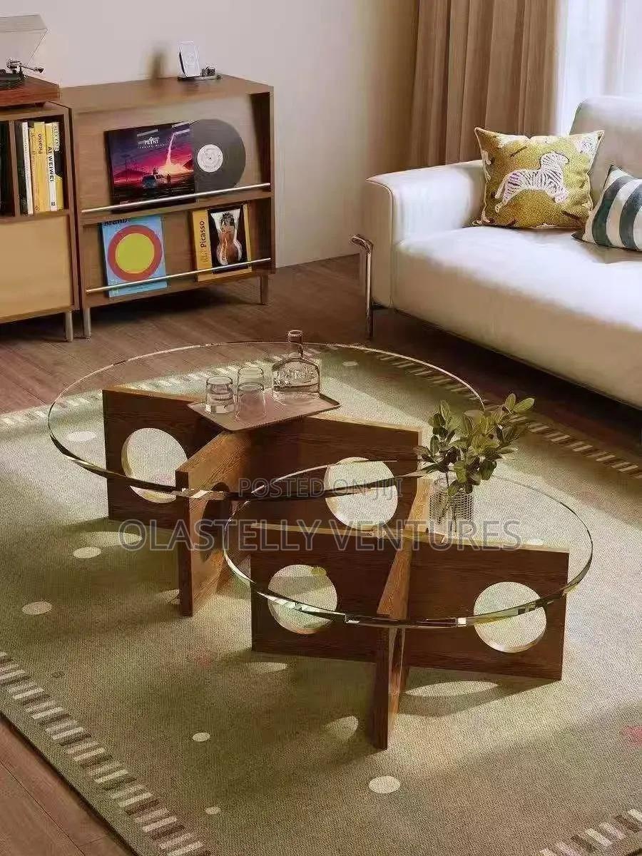 Orbit Glass Center Table - Brown
Tm